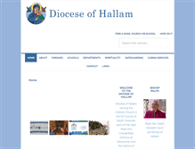 Tablet Screenshot of hallam-diocese.com